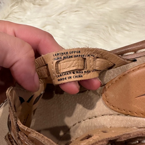 Earth Leather Womens Comfort Sandals Flip Flop Wooden Beads Wander Sand Brown 7 - Picture 4 of 5